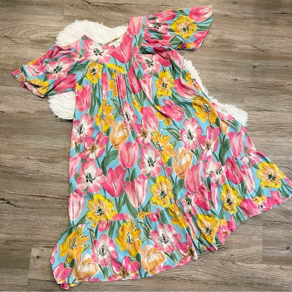 Go Softly Dresses Go Softly Patio Floral House Dress Small Poshmark